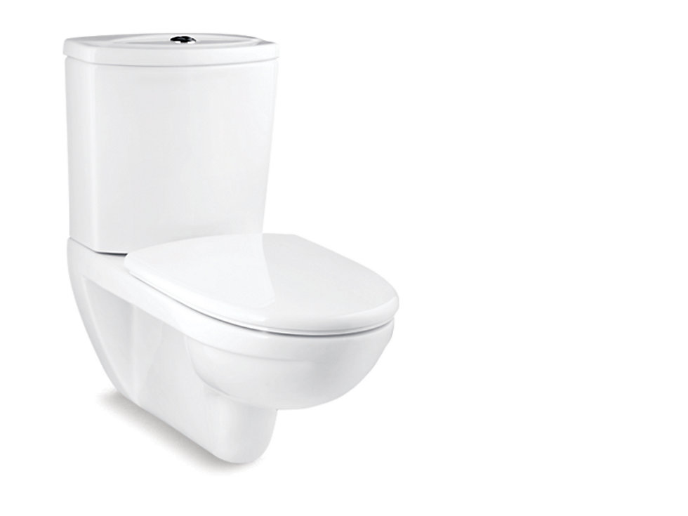 Kohler - Odeon™  Wall Hung Toilet Exposed Tank And Quiet-close™ Seat Cover In White Available With Pureclean™ In White